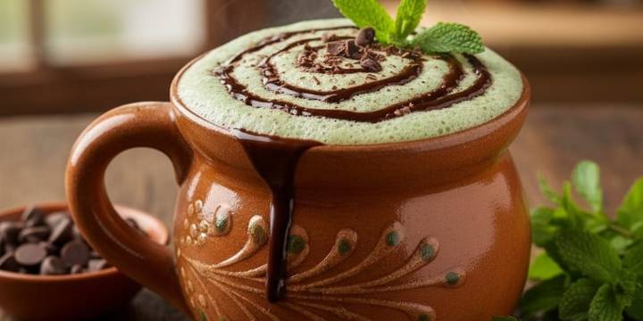 Prepara este delicioso atole de chocomenta y lleva el sabor de tus bebidas favoritas a otro nivel