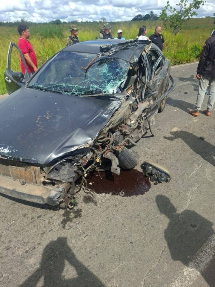 Accidente vial en el sur del estado Bolívar sin víctimas fatales