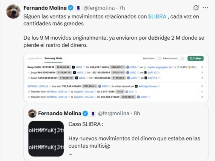 Extrajeron 9 millones de dólares de una billetera virtual vinculada al caso Libra