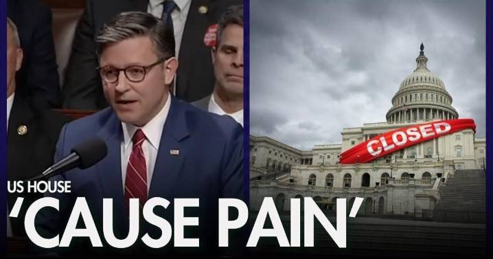 GOP leader say democrats “cause pain” by voting to keep government closed