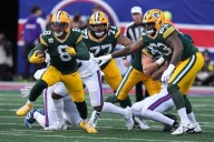 Packers’ Josh Jacobs inactive against Vikings because of left knee injury