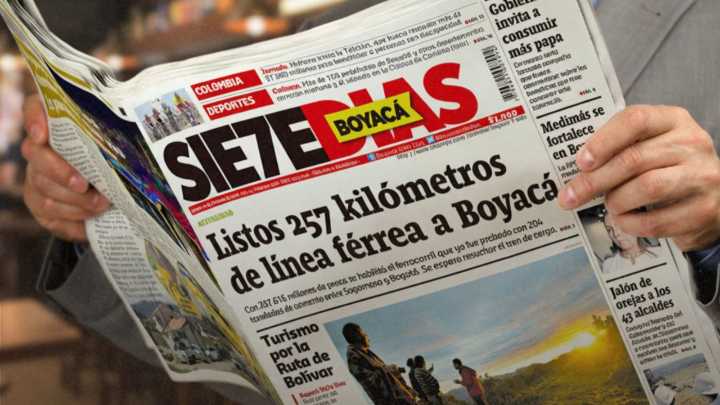 Vuelve el periódico Boyacá Sie7e Días en edición impresa #Tolditos7días
