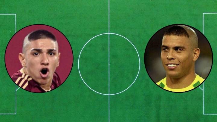 Futbolista venezolano sub-17 es viral en su país por copiar el look de Ronaldo Nazário en 2002: con este corte de cabello marcó gol