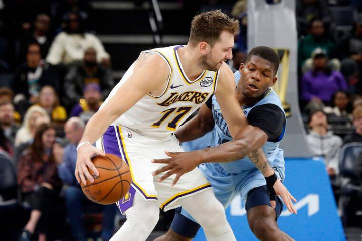 Luka Doncic returns to carry Lakers past Grizzlies in NBA Cup
