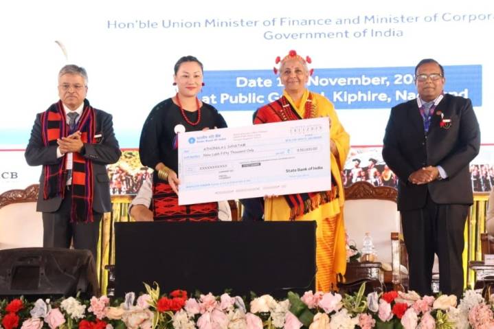 FM Sitharaman inaugurates nine new bank branches in Nagaland