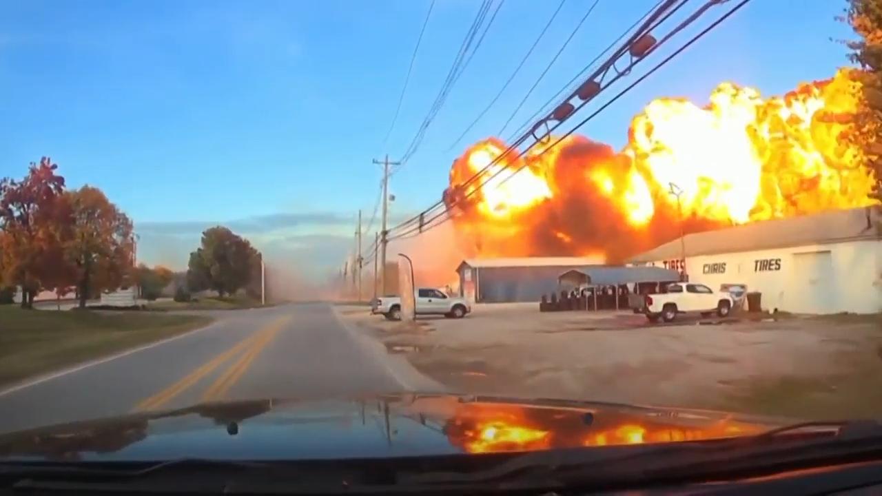 Video captures inferno after a UPS cargo plane crashes in Louisville, Kentucky