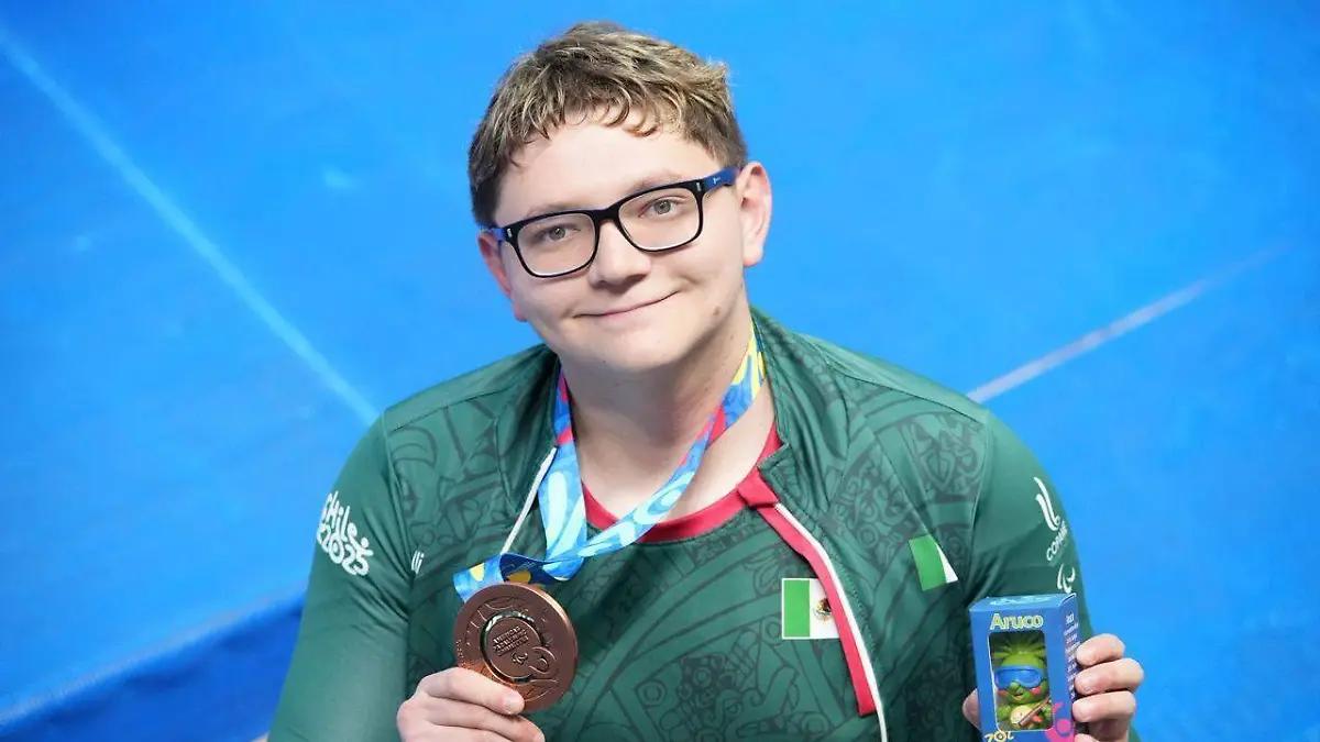 Mexiquenses brillan en Chile: aportan más de 10 medallas para México en los Parapanamericanos Juveniles