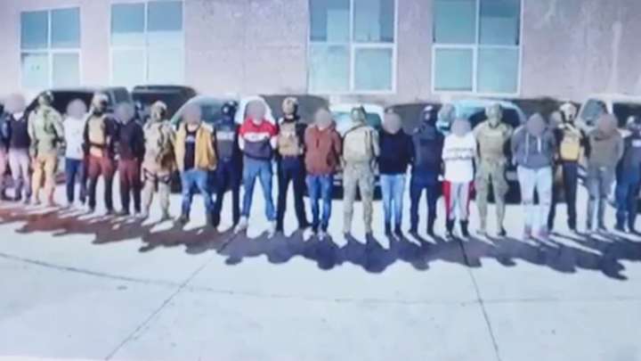 Detienen en Atotonilco de Tula, Hidalgo, a 23 Hombres con Armas y Drogas