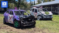 Walcha demolition derby crash puts sport under scrutiny as Safework NSW investigates