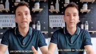 Diego Fernández, ingeniero químico: "Los limpiadores convencionales no limpian bien la parte inorgánica de la ducha"