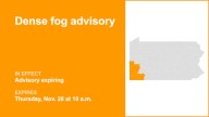 Update: Dense fog advisory for Southwest Pa. forecast to expire at 10 a.m.