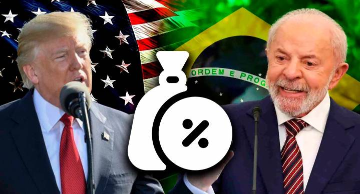 Trump y Lula acuerdan eliminación del arancel del 40% a productos brasileños