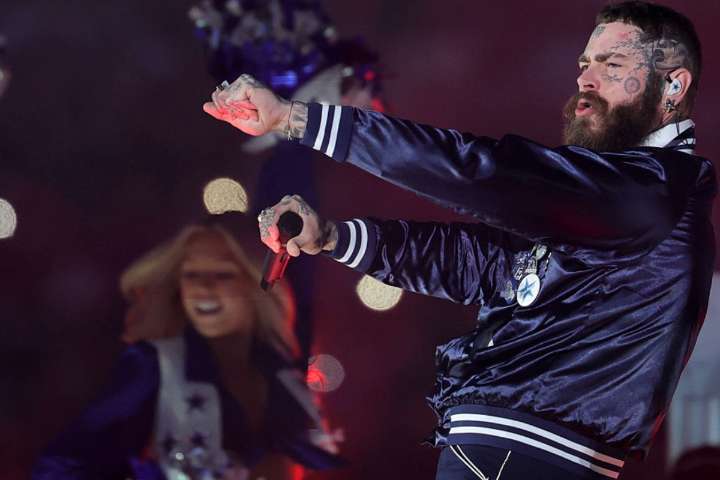 Post Malone’s Country Music NFL Halftime Show Draws Jeers From Longtime Fans