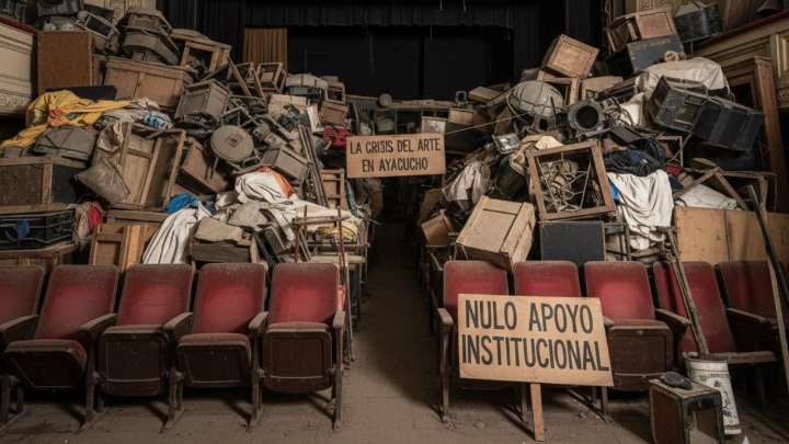 Teatros cerrados, salas convertidas en depósitos y nulo apoyo institucional: la crisis del arte en Ayacucho