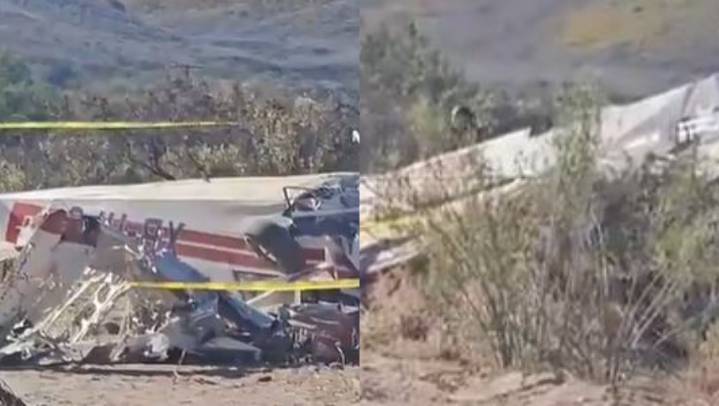 Avioneta se desploma en Santa Isabel, Chihuahua
