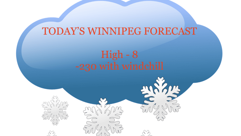 Winnipeg Forecast Calls for 