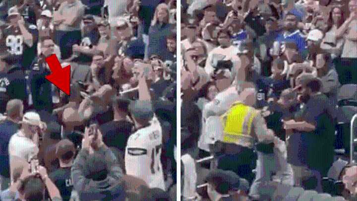 Fistfight Erupts In Stands During Raiders Vs. Browns Game In Las Vegas