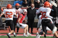 Gage Florence headlines record-setting day for multiple Dragons football seniors