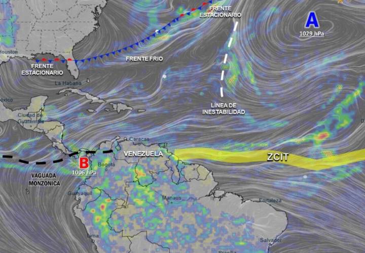 Inameh alerta aumento de la intensidad de lluvias este lunes