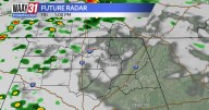 Scattered showers pass through on Friday