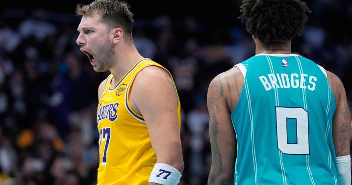 Doncic scores 38 points as Lakers use strong third quarter to earn 6th win in last 7 games