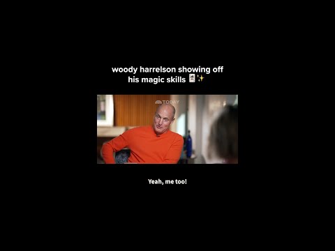 Woody Harrelson Shows off His Magic Tricks