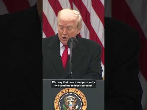 Trump's Thanksgiving message for America