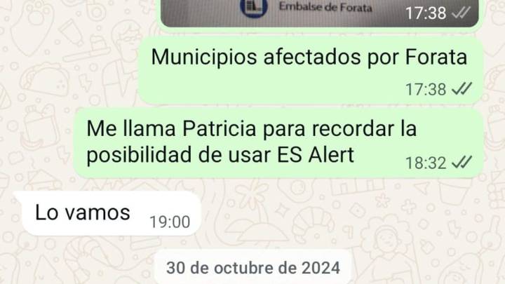 laSexta accede al mensaje que revela que el Gobierno pidió a la Generalitat enviar el ES