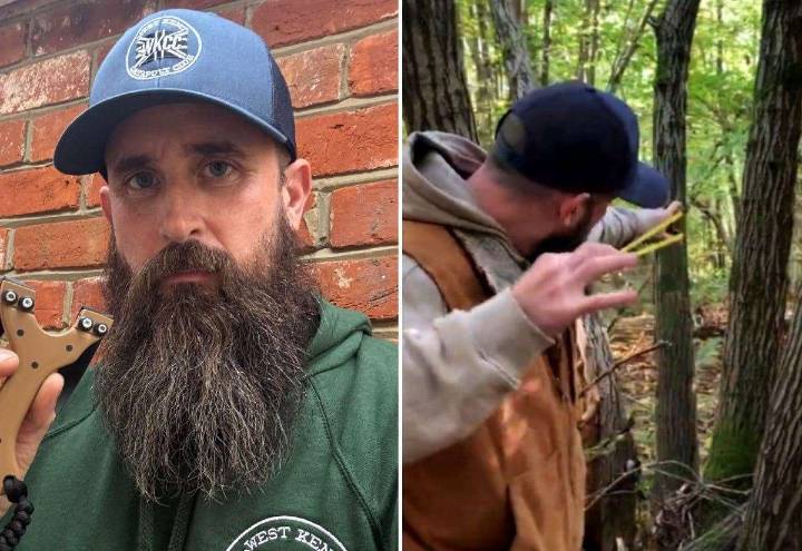 West Kent Catapult Club in Matfield invites teenagers and children to shoot targets instead of animals