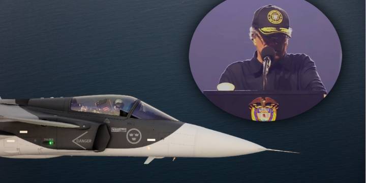 Petro afirmó que los aviones Gripen están destinados a “disuadir la muerte”: “Empiezan a pagarse dentro de dos o tres años”