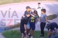 Tremendo ataque piraña en Córdoba que quedó registrado en una cámara de seguridad