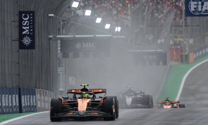 Lando Norris domina la carrera sprint y se lleva la victoria en el GP de Brasil