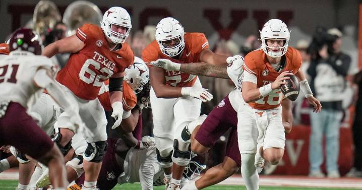 No. 16 Texas spoils No. 3 Texas A&M's perfect season 27-17, knocks Aggies out of SEC title game
