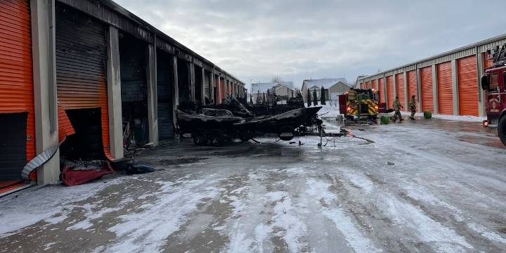 Fire damages over 15 storage units at southwest Omaha facility