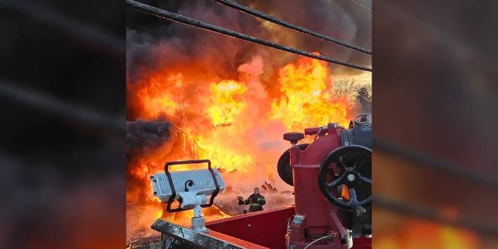 Central City firefighters battle Thanksgiving morning blaze after house erupts in flames