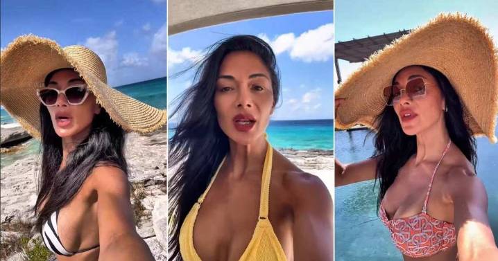 Nicole Scherzinger's Bikini Photos & Poses Are Wild Beyond Words