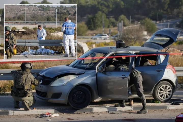 West Bank car-ramming and stabbing attack kills 1 Israeli, injures 3 others