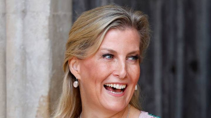 Duchess Sophie embodies royal luxury in velvet gown and 'glitter' pumps