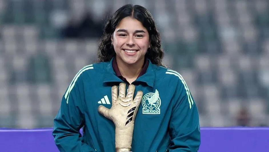 Portera mexicana Valentina Murrieta gana Guante de Oro en Mundial Sub 17 Femenil!