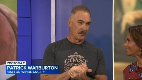 Actor Patrick Warburton, who voices Mayor Winddancer, joins Action News ahead of Zootopia 2 premiere