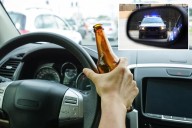 Montana man 'crashed into another car while trying to urinate into beer can'