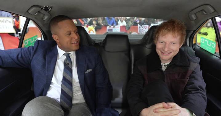 Ed Sheeran Was Interviewed in a Taxi Live on the TODAY Show