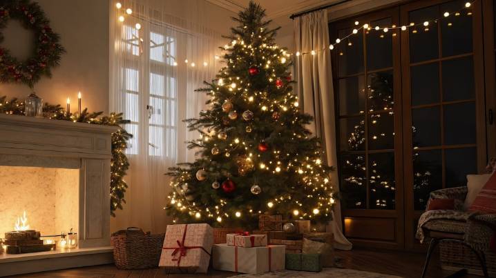Dónde hay que poner el árbol de Navidad para atraer dinero en 2026, según el Feng Shui