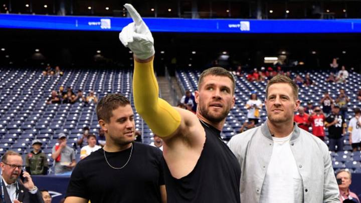 Steelers' T.J. Watt passes older brother JJ on NFL's all