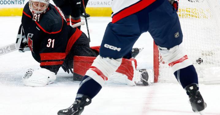 Jakob Chychrun scores his 100th career goal, Ovechkin gets empty-netter as Capitals beat Hurricanes