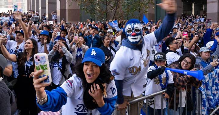 Dodgers celebrate back-to-back World Series wins with parade through Los Angeles