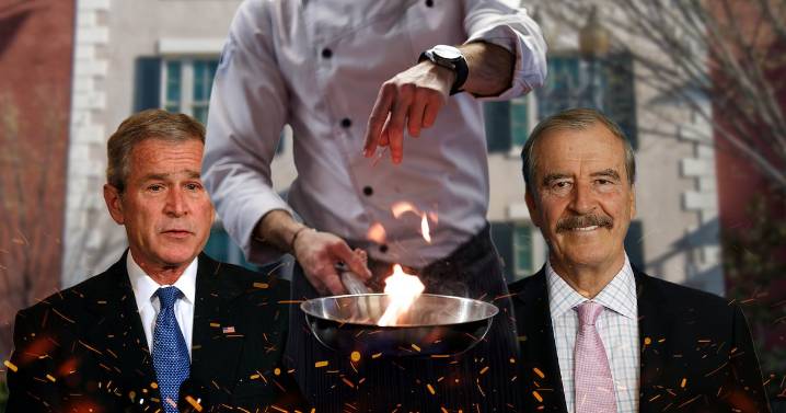 ‘Subí tamales al avión presidencial’: La vez que José Bossuet, chef personal de Fox, cocinó para Bush