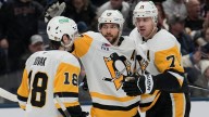 Letang scores in OT, Crosby nets 2 as Penguins beat Blue Jackets 4