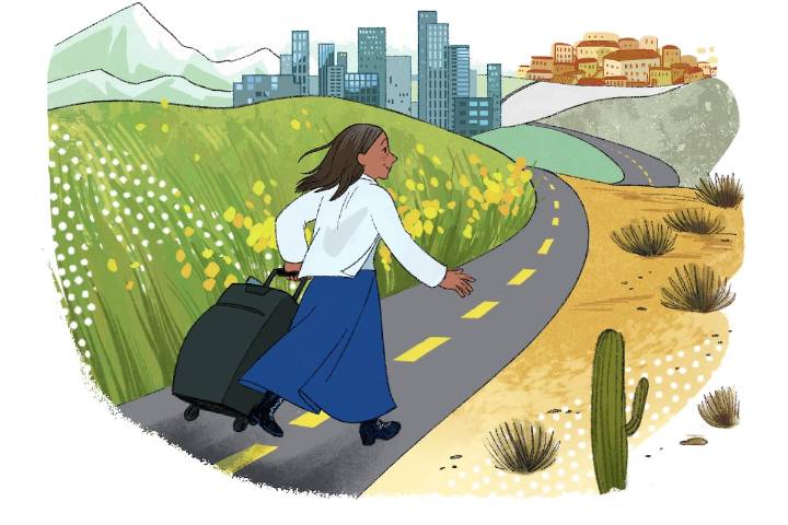 After my divorce, I sold everything to travel. I love being a middle