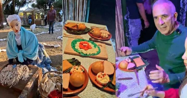 Cena navideña de utilería de gobernador chavista fue sacada de contexto; era un parque temático